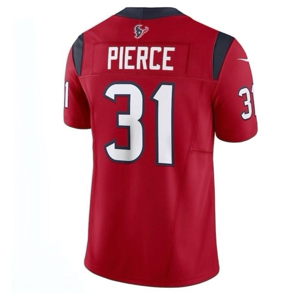Nike Mens Dameon Pierce Red Houston Texans Vapor F. U. S. E. Limited Jersey New - Picture 2 of 4